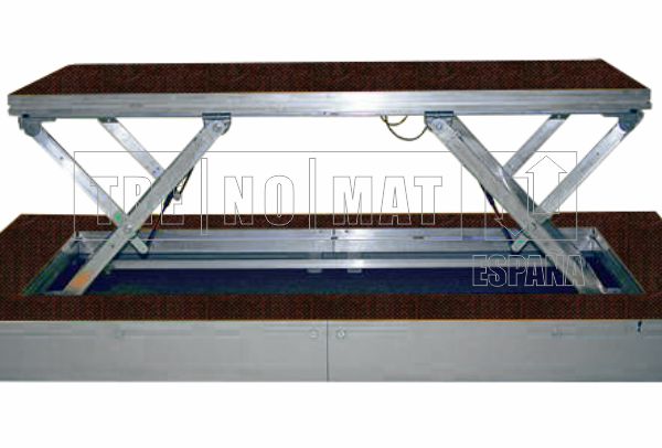 Tarimas modulares modelo AIRSTAGE Trenomat-RETOM